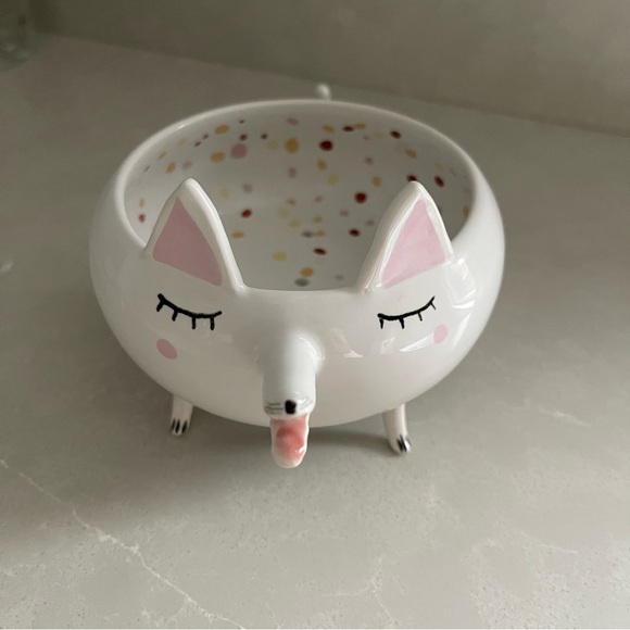 Anthropologie Animal Dog Ceramic Planter Trinket Jewelry Dish - Picture 4 of 7